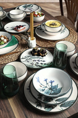 Keraart Flower Garden Dinnerware Set 24 pcs - Chaplin Home