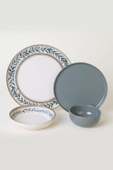 Keraart Green Frame Dinnerware Set 24 pcs - Chaplin Home