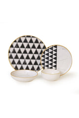 Keraart Trigon Dinnerware Set 24 pcs - Chaplin Home