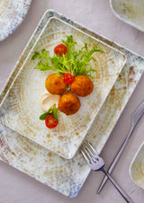 Cinnamon Plato de Servicio Rectangular 23x17 cm