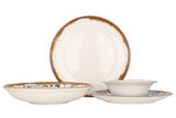 Fluer Amber Mix Dinnerware Set 24 pcs (Large)
