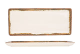 Fluer Amber Plato de Servicio Rectangular 35x15 cm