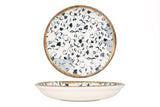 Fluer Amber Deep Plate 21 cm (700cc) (Floral)