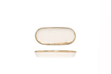Fluer Amber Serviceplade 16x8 cm (75cc)