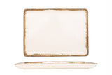 Fluer Amber Rectangular Service Plate 30x22 cm