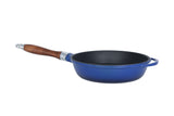 Støbejernsstegepande med glaslåg - 24 cm