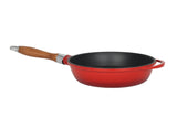 Cast Iron Frying Pan With Glass Lid - 24 cm