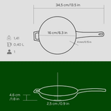 Patelnia Żeliwna - 16 cm