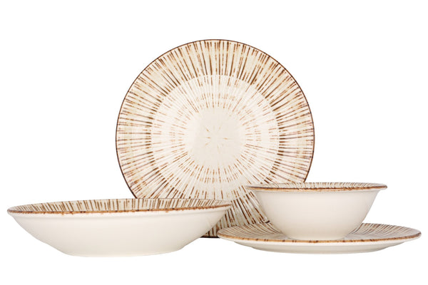 Legna Dinnerware Set 24 pc's (Large) - Chaplin Home