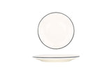 Linea Black Dessert Plate 17 cm - Chaplin Home