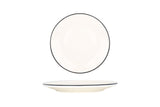 Linea Black Dessert Plate 21 cm - Chaplin Home