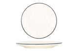 Assiette plate Linea noire 30 cm - Chaplin Home