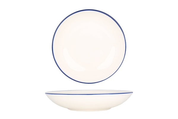 Linea Blue Deep Plate 23 cm (1000cc) - Chaplin Home
