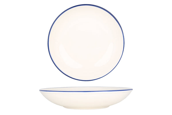 Linea Blue Deep Plate 25 cm (1300cc) - Chaplin Home