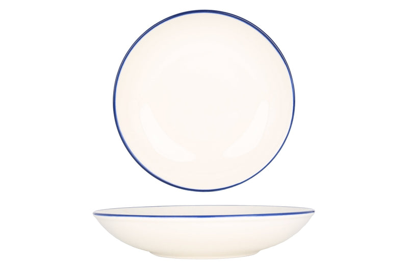 Linea Blue Deep Plate 25 cm (1300cc) - Chaplin Home
