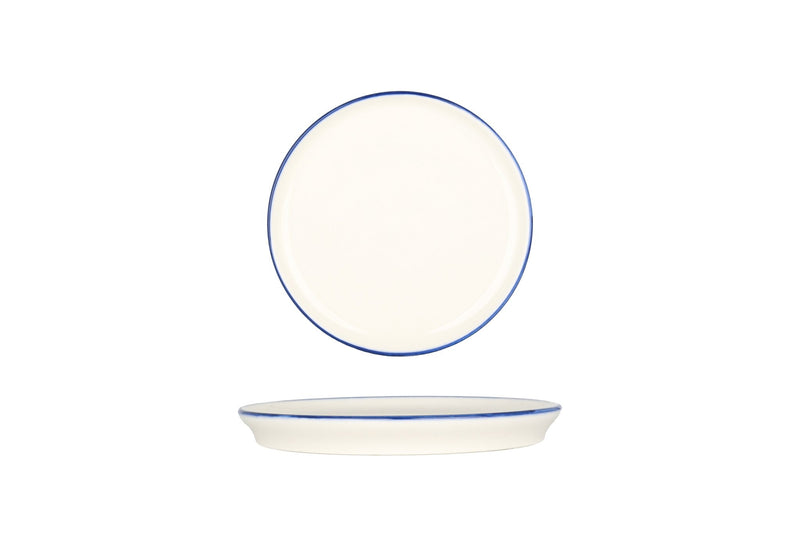 Linea Blue Dessert Plate 16 cm - Chaplin Home