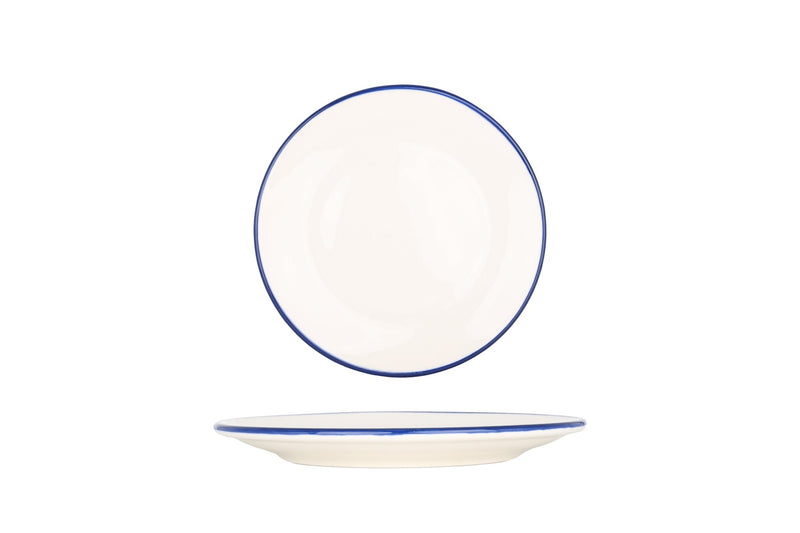 Linea Blue Dessert Plate 21 cm - Chaplin Home