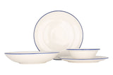 Linea Blue Dinnerware Set 24 pcs (Large) - Chaplin Home