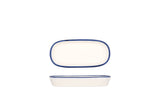 Linea Blue Oval Service Plate 14 cm - Chaplin Home