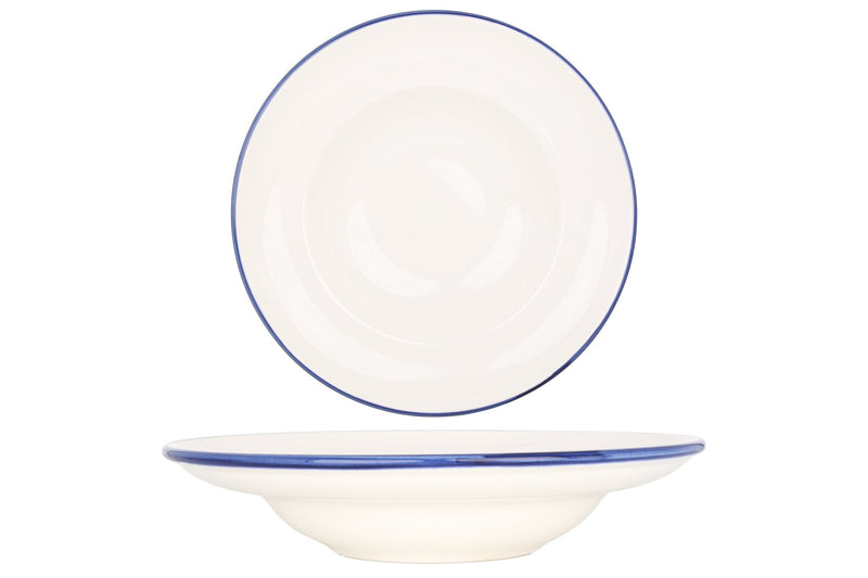 Linea Blue Pasta Plate 27 cm (400cc) - Chaplin Home