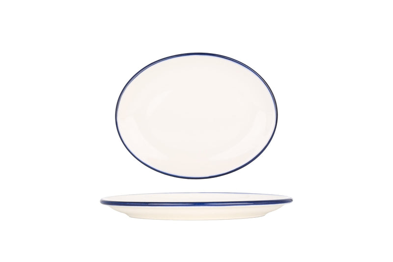 Linea Blue Service Plate 25 cm - Chaplin Home