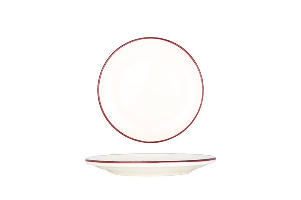 Linea Burgundy Dessert Plate 15 cm - Chaplin Home