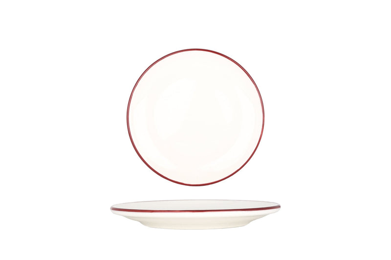 Linea Burgundy Dessert Plate 15 cm - Chaplin Home
