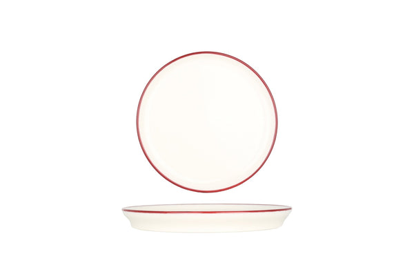 Linea Burgundy Dessert Plate 16 cm - Chaplin Home