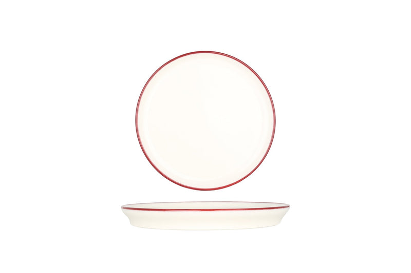 Linea Burgundy Dessert Plate 16 cm - Chaplin Home
