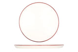 Linea Burgundy Dinner Plate 28 cm - Chaplin Home