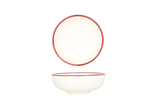 Linea Burgundy Dinnerware Set 24 pcs - Chaplin Home