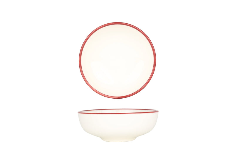 Linea Burgundy Dinnerware Set 24 pcs - Chaplin Home