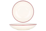 Linea Burgundy Dinnerware Set 24 pcs (Large) - Chaplin Home