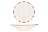 Linea Burgundy Pasta Plate 27 cm (400cc) - Chaplin Home