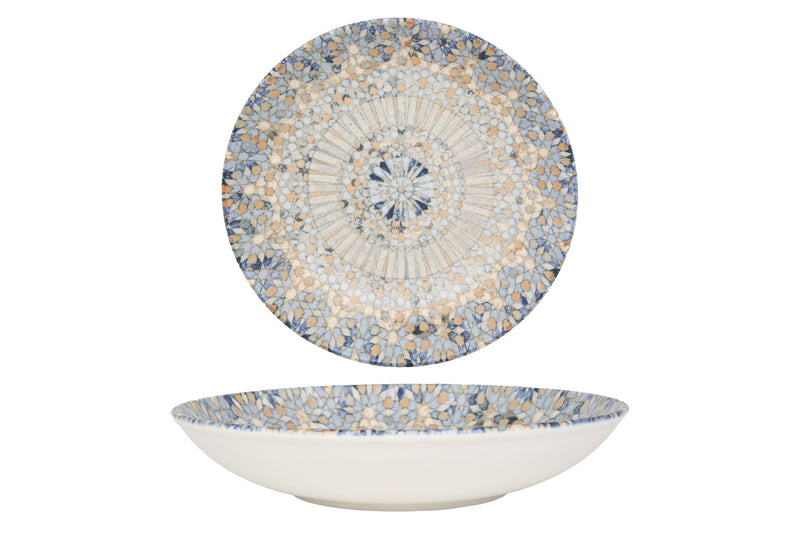 Luca Mosaic Deep Plate 23 cm (1000cc) - Chaplin Home