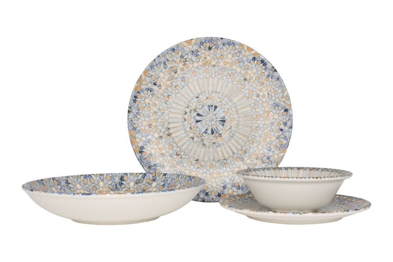 Luca Mosaic Dinnerware Set 24 pcs - Chaplin Home