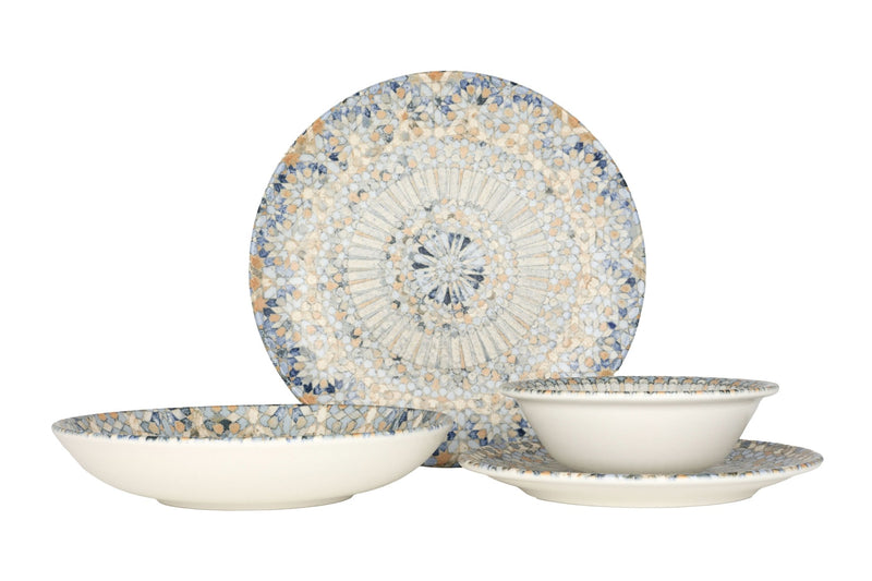 Luca Mosaic Dinnerware Set 24 pcs (Medium) - Chaplin Home