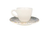 Luca Mosaic Espresso cup with saucer - 80cc - set of 6 - Chaplin Home