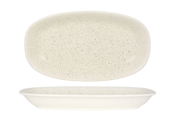 Luca Sand Service Plate 34x19 cm - Chaplin Home