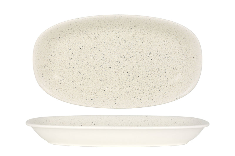 Luca Sand Service Plate 34x19 cm - Chaplin Home