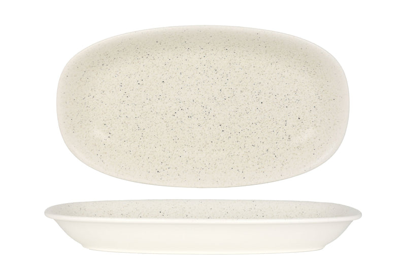 Luca Sand Service Plate 34x19 cm - Chaplin Home