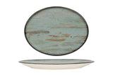 Madera Serviceplade 31x24cm - oval