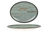 Madera Service Plate 31x24cm - oval - Chaplin Home