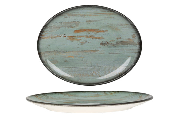 Madera Service Plate 31x24cm - oval - Chaplin Home