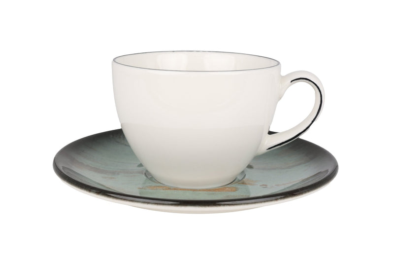 Madera Tea cup with saucer - 230cc - set of 6 - Chaplin Home