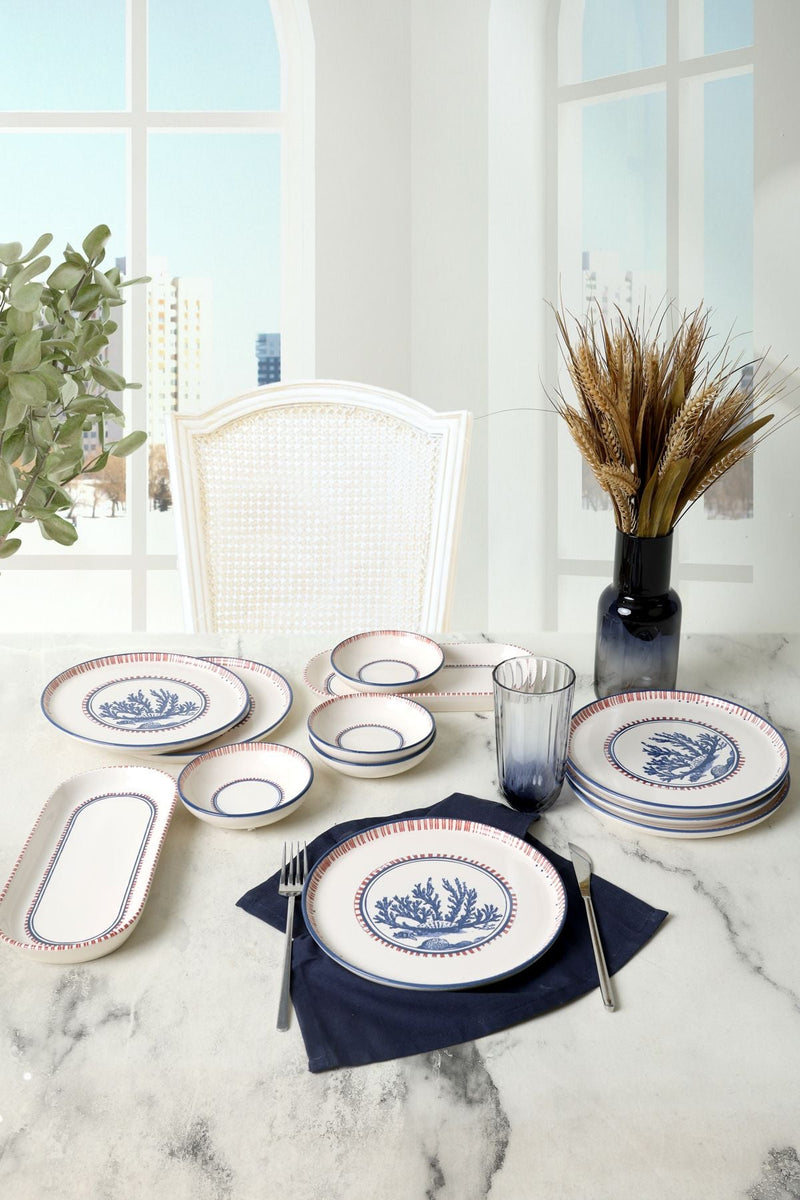 Marine Wonders Dinnerware Set 12 pcs - Chaplin Home
