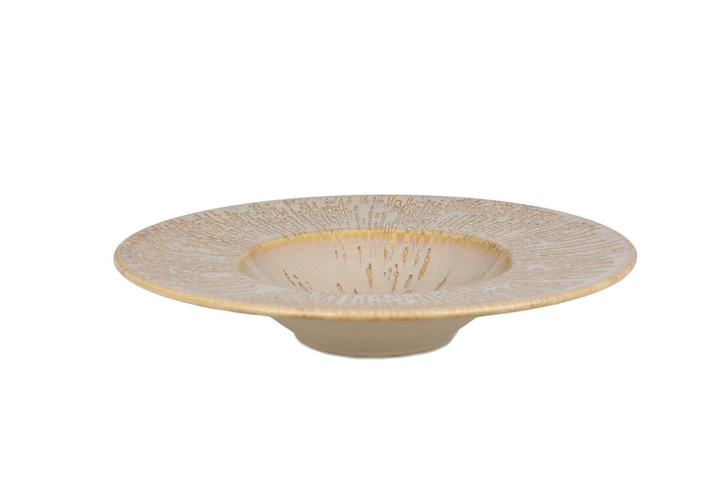 Sand Snell Pasta Plate 28 cm