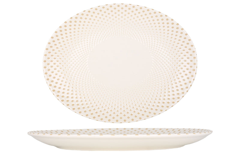 Punto Service Plate 31 cm - oval - Chaplin Home