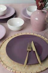 Purple Mix Dinnerware Set 18 pcs - Chaplin Home