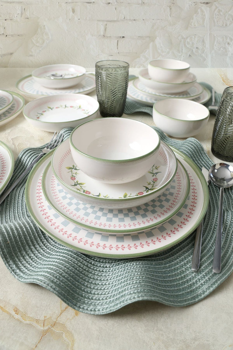 Rose Line Dinnerware Set 24 pcs - Chaplin Home